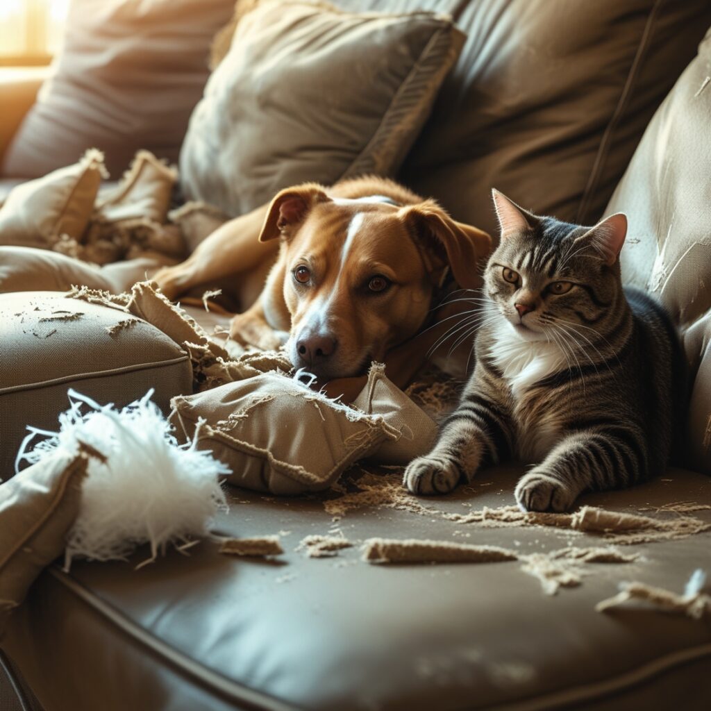 Pet boredom signs