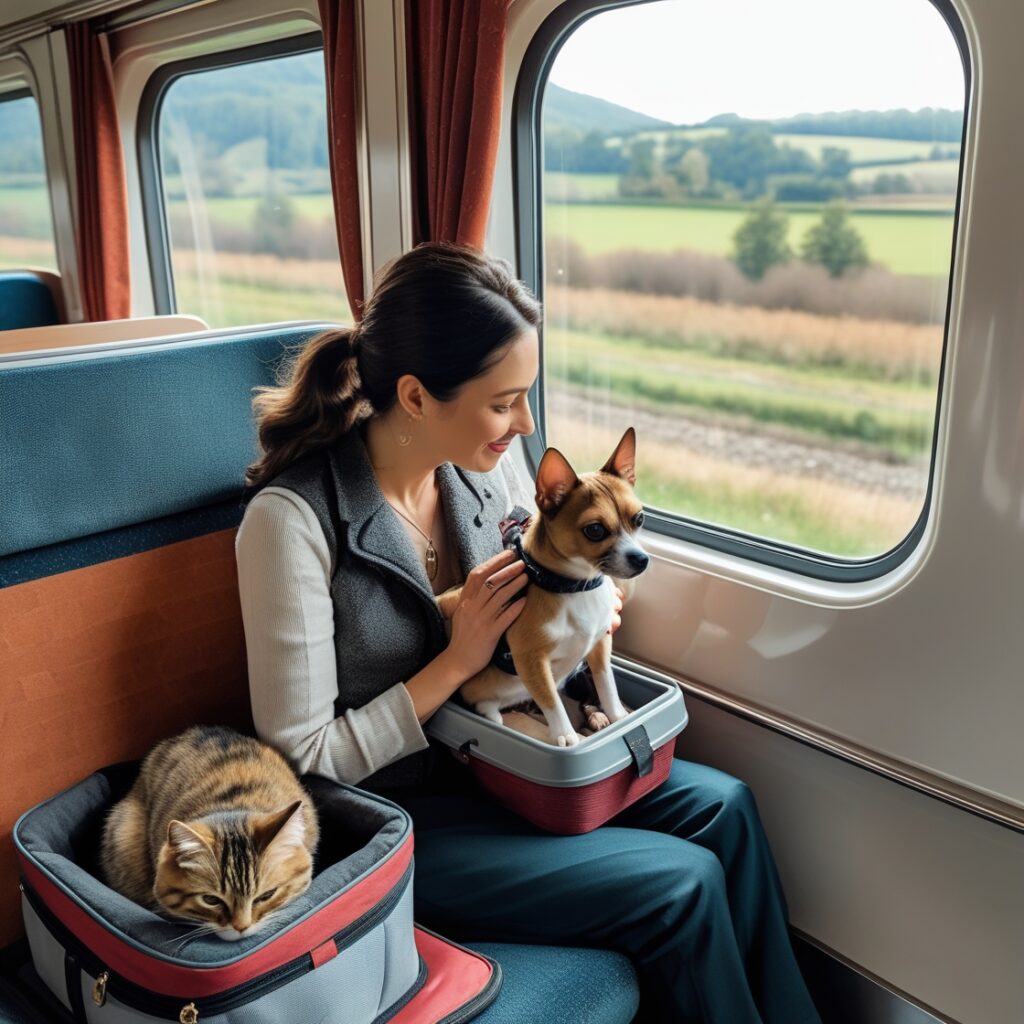 train travel with pets