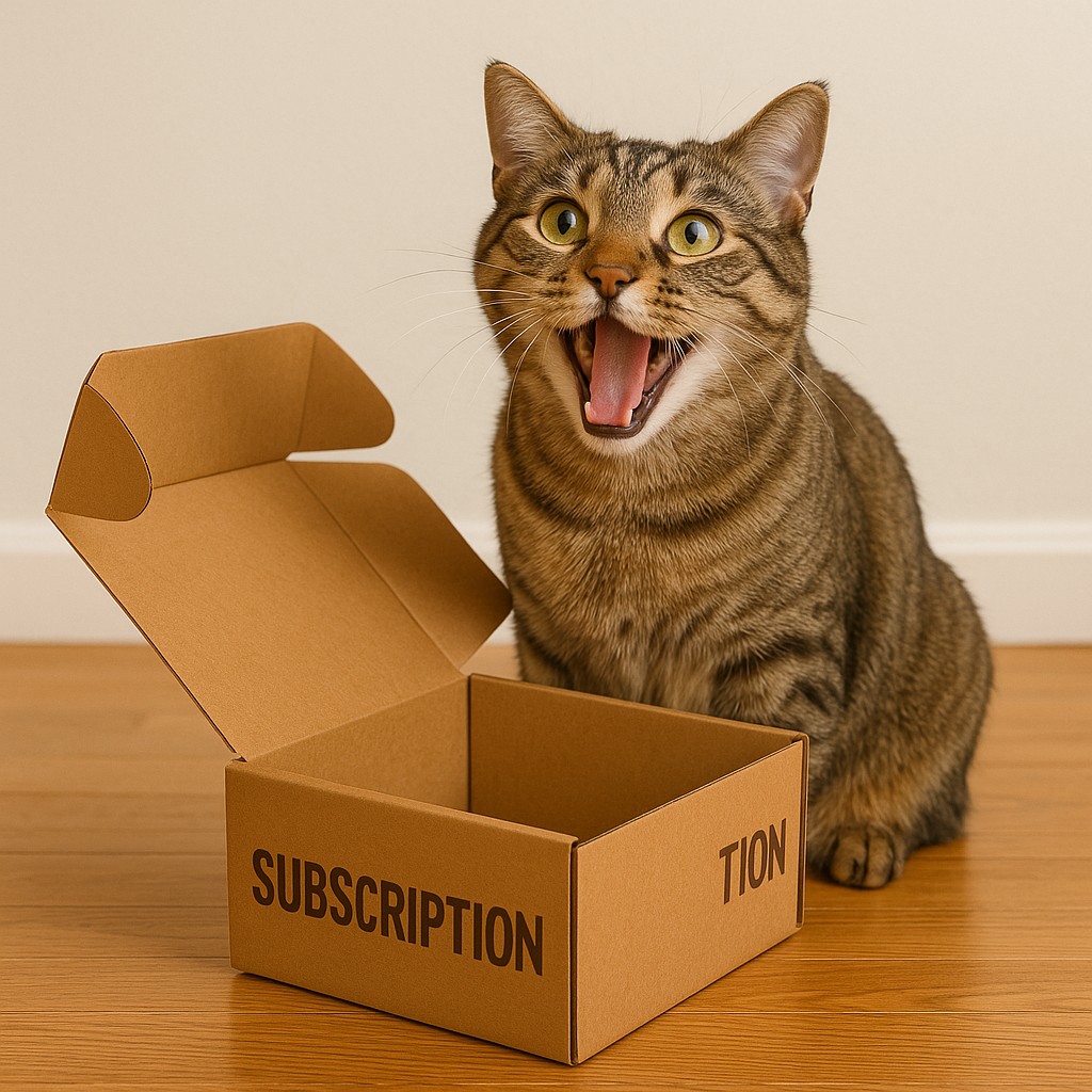 Pet subscription box