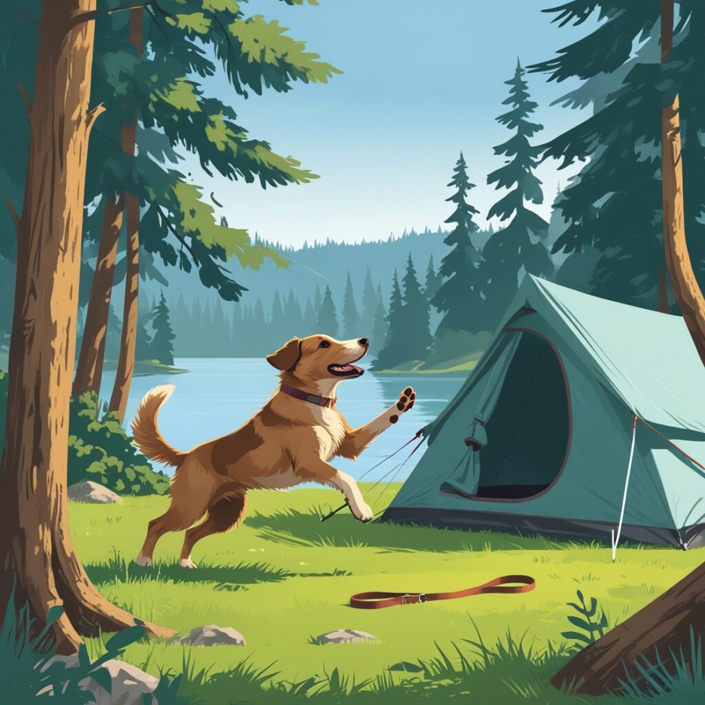 Camping with pets