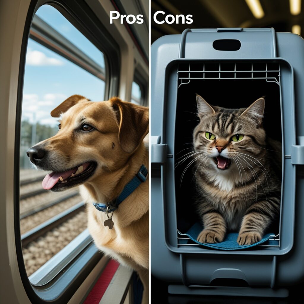 train travel with pets