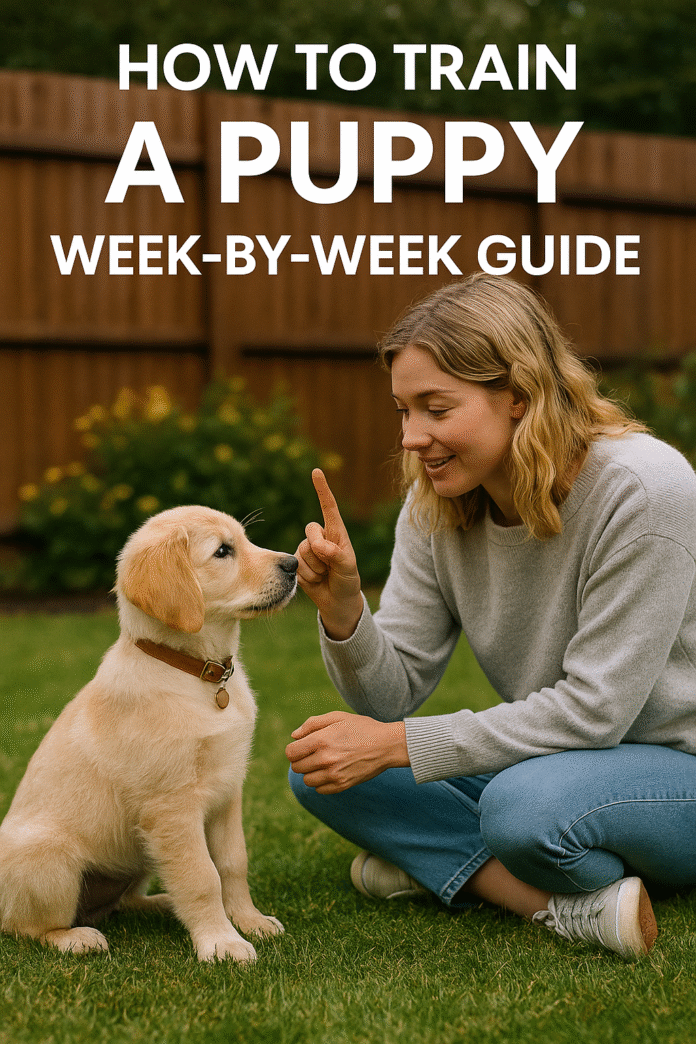 How to train a puppy