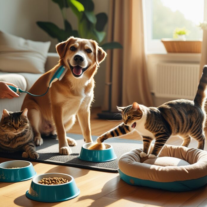 Pet care routine