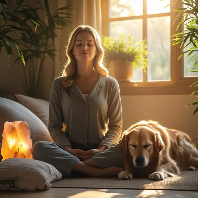 Pet calming rituals