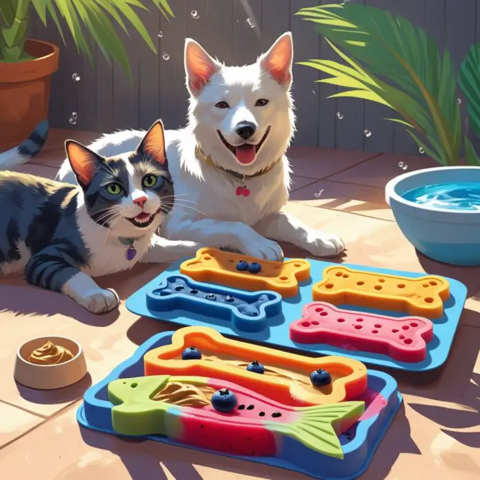 DIY frozen pet treats