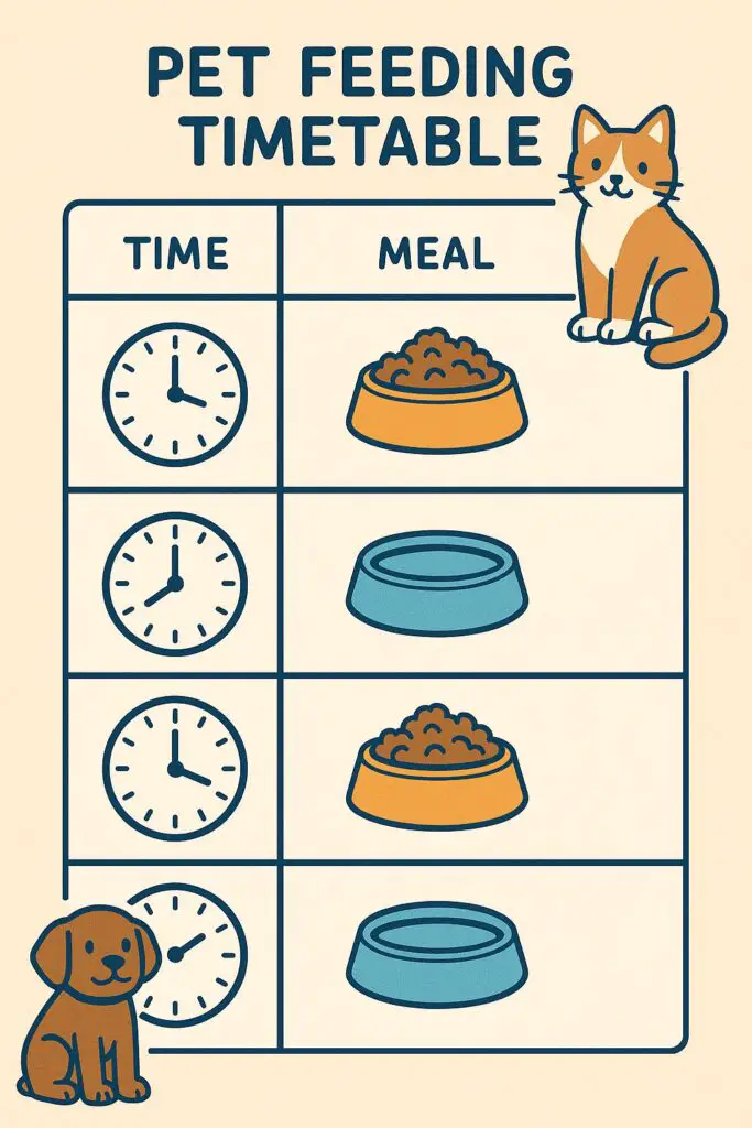 Healthy pet routines