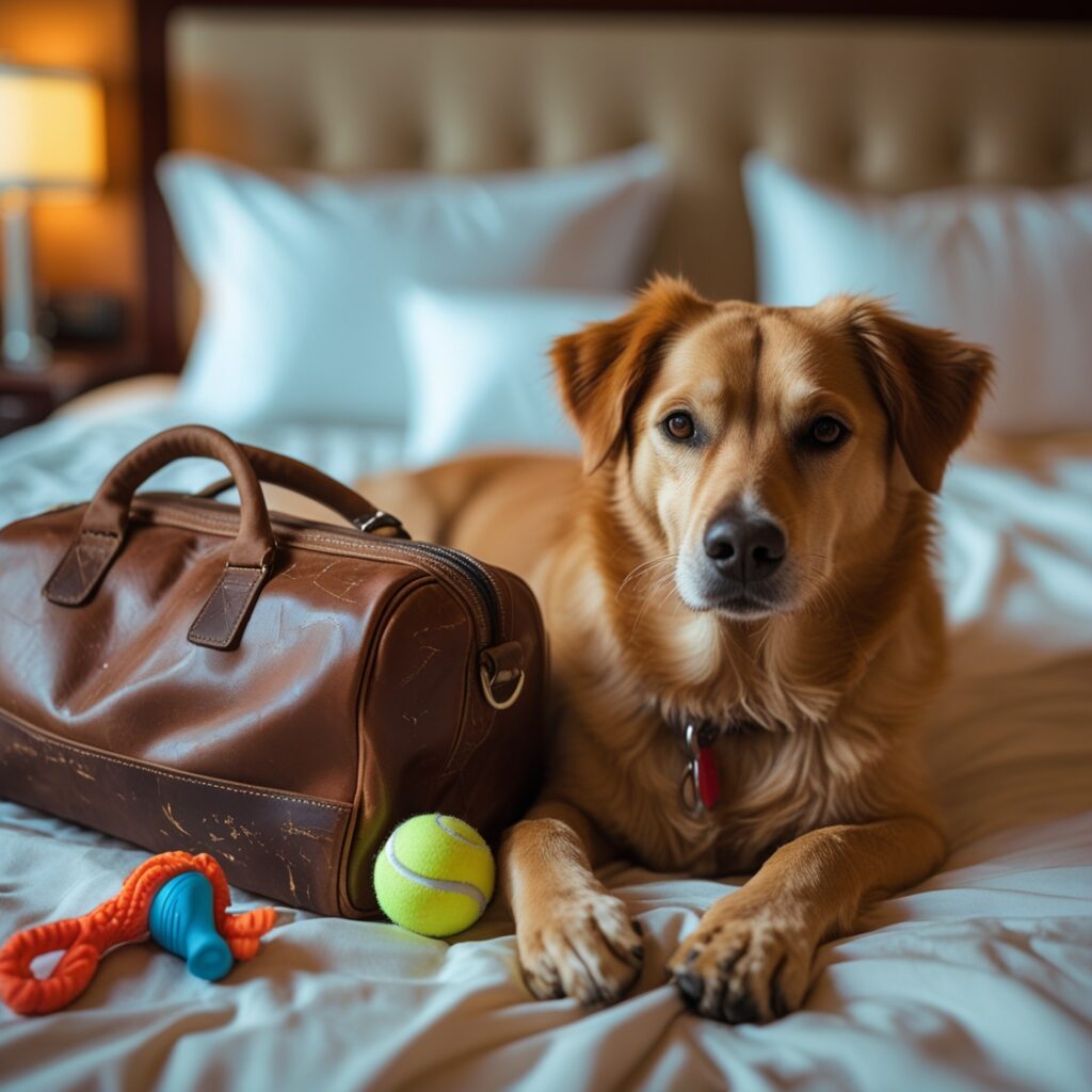 Pet travel essentials