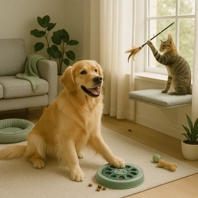 Mental stimulation for pets