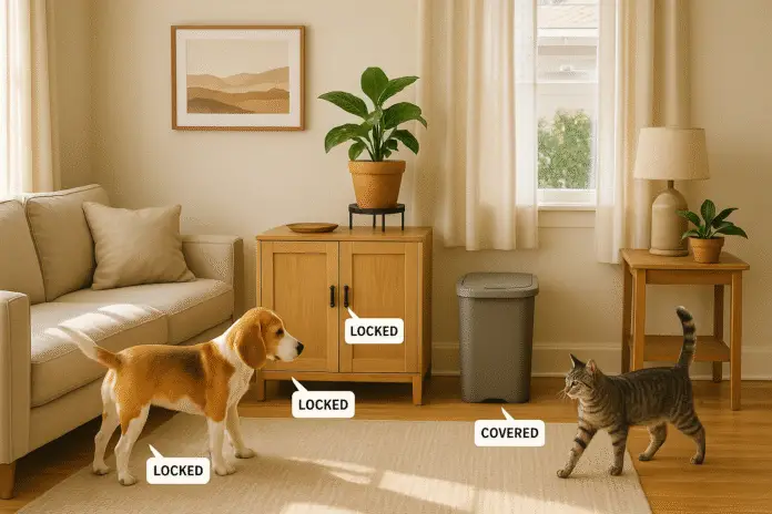 pet-proofing home