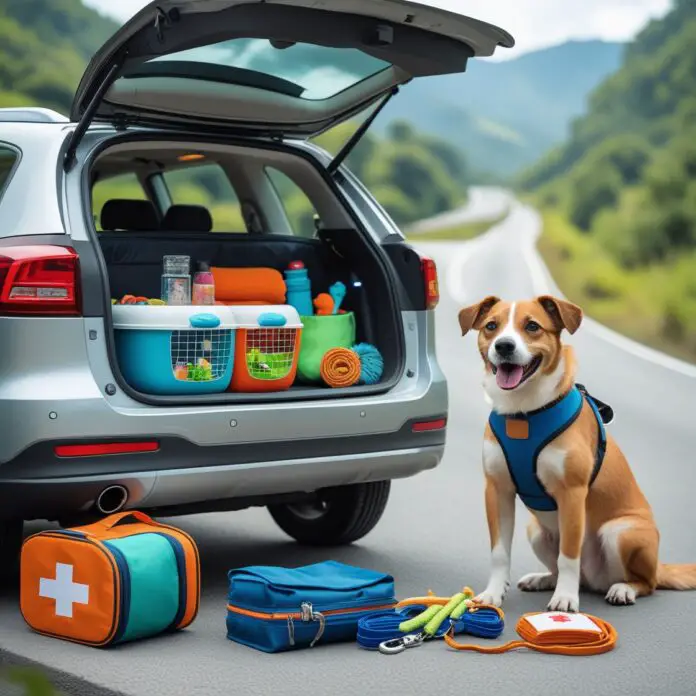 Pet travel essentials